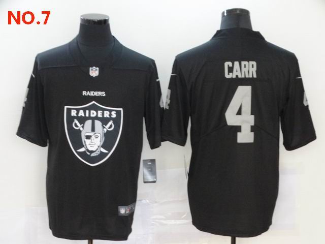 Men's Las Vegas Raiders 4 Derek Carr Jesey NO.7;